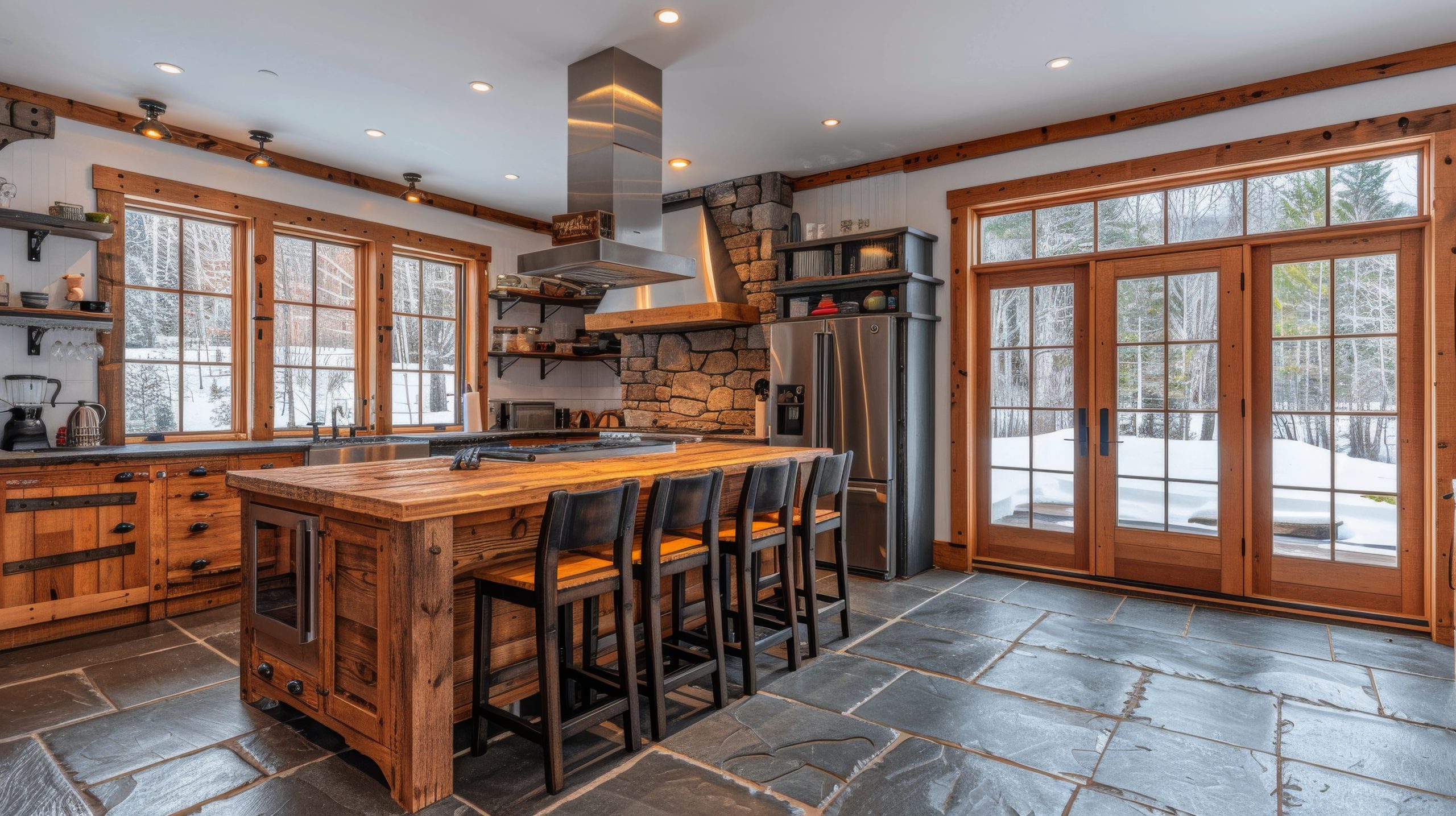 Modern Kitchen With Large Island